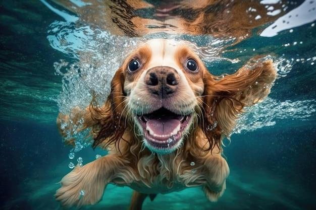 541 41 - Dream About Dog Swimming Underwater – Spiritual and Psychological Insights