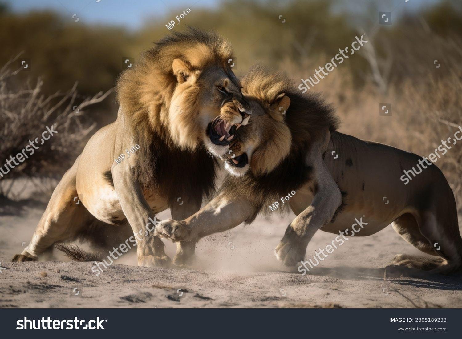 189233 - Dream About Lions Fighting – Exploring the Meaning