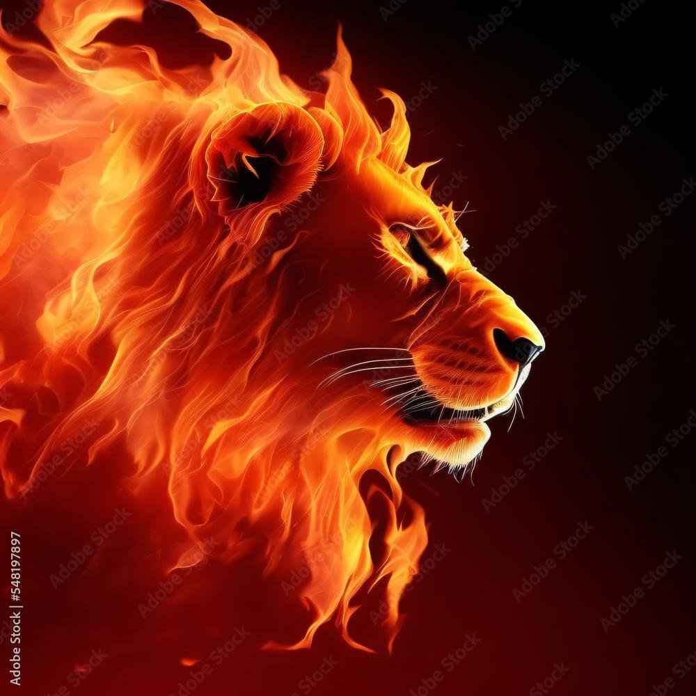 2mUKHc - Dream About Lion On Fire – Hidden Messages and Insights