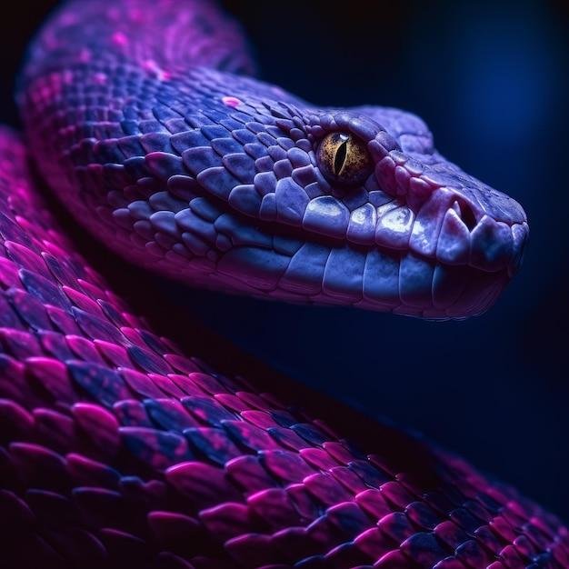 9 2000 - Dream About A Violet Snake – Causes and Interpretations